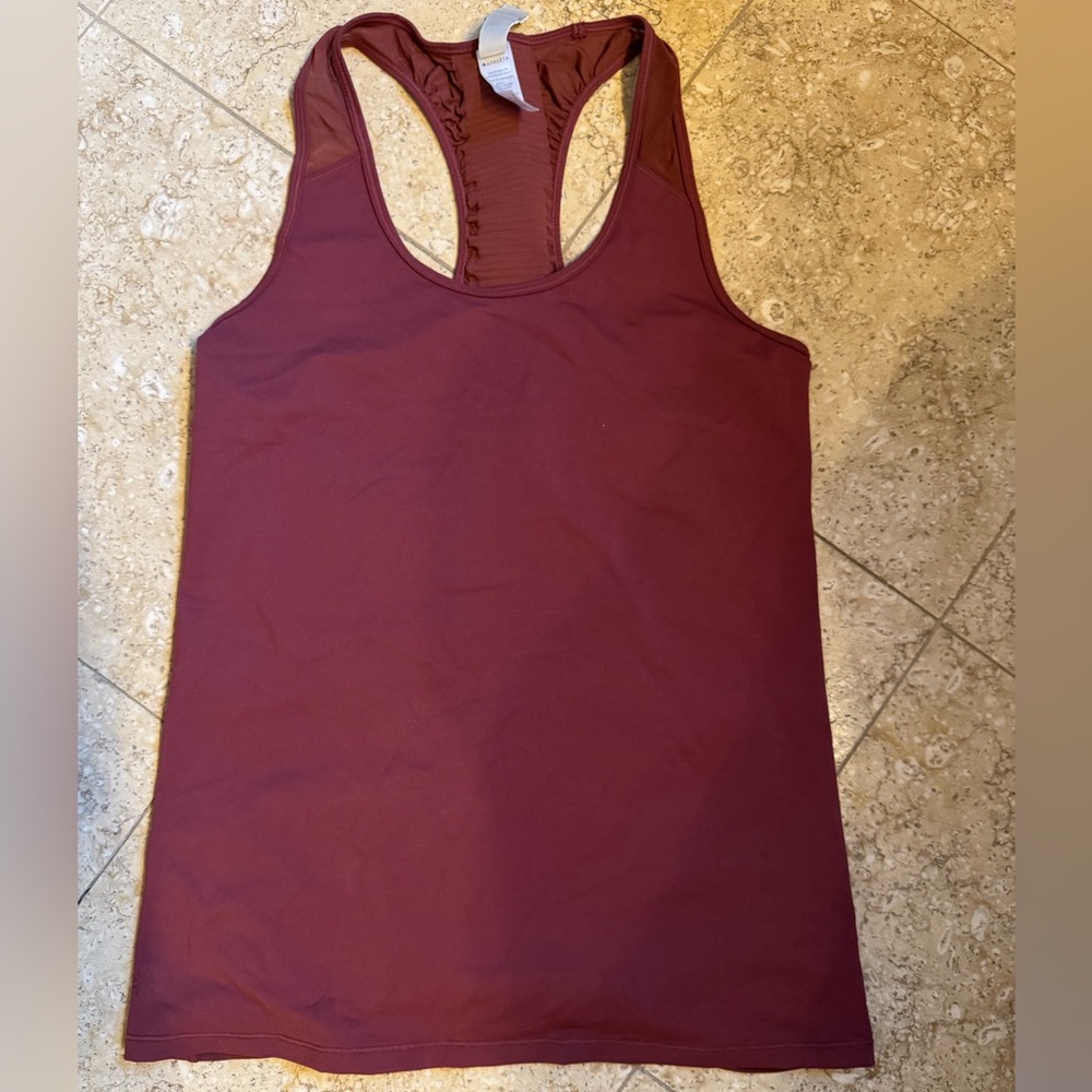Athleta Ribbed Tank Top in Rust - Picture 3 of 5